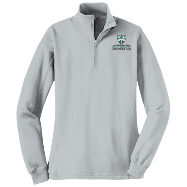 Ladies 1/4 Zip Sweatshirt  Thumbnail