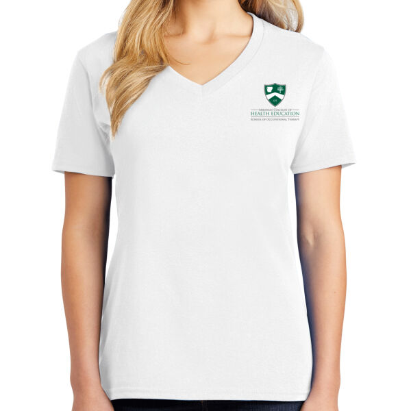 Ladies Core Cotton V Neck Tee  Thumbnail