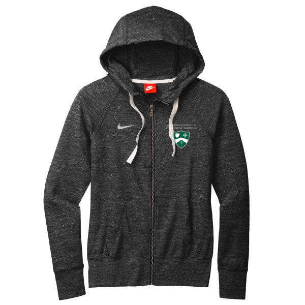 NIKE Ladies Gym Vintage Full Zip Hoodie Thumbnail