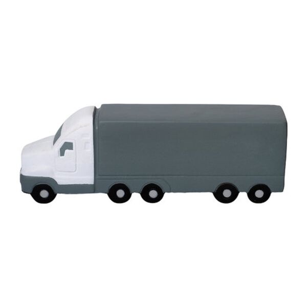 Semi-Trailer Truck Shape Stress Ball Thumbnail