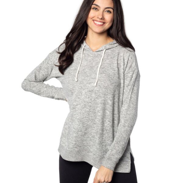 Ladies' Cozy Tunic Hooded Sweatshirt Thumbnail