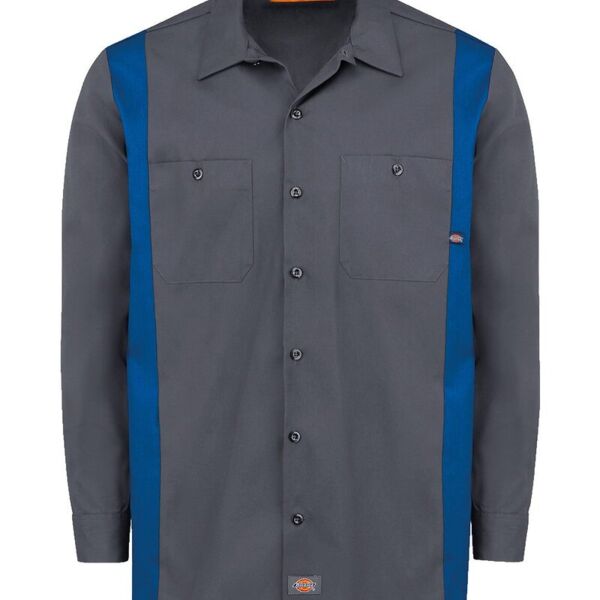Men's Tall Industrial Colorblocked Long Sleeve Shirt Thumbnail