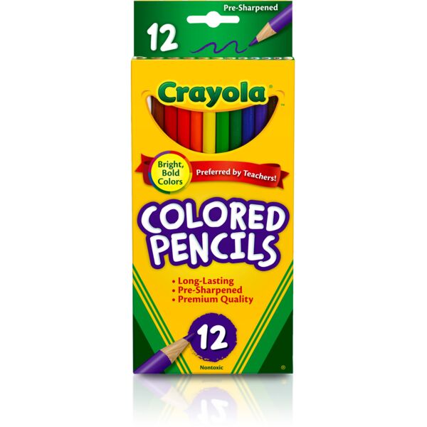 Crayola  Pencils, 3.3mm Colored Lead, 12/ST, Assorted Thumbnail