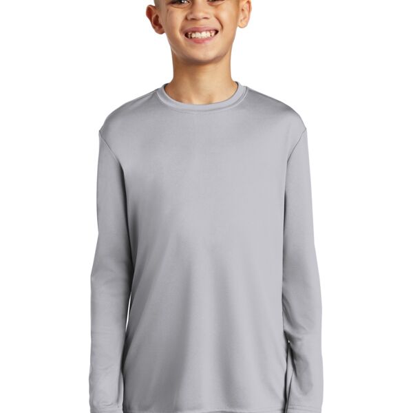 Youth Long Sleeve Performance Tee, UPF 50 Protection Thumbnail