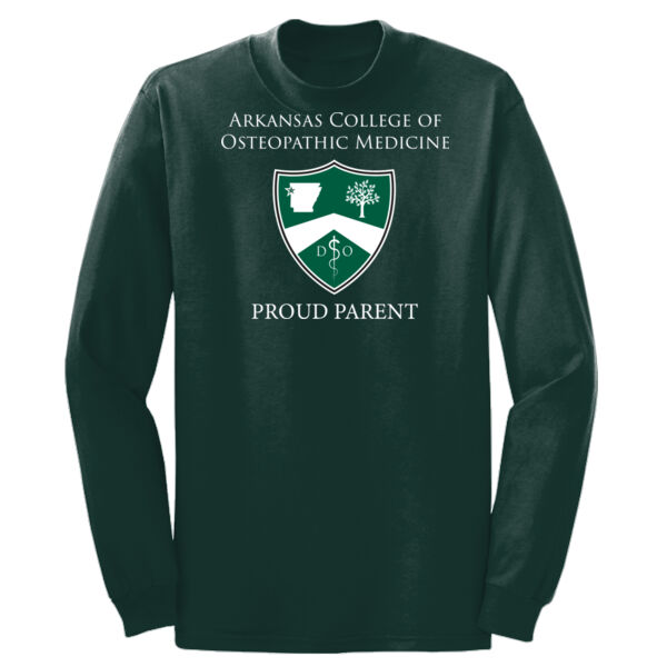 Proud Parent - Adult Long Sleeve 5.4 oz. 100% Cotton T Shirt Thumbnail