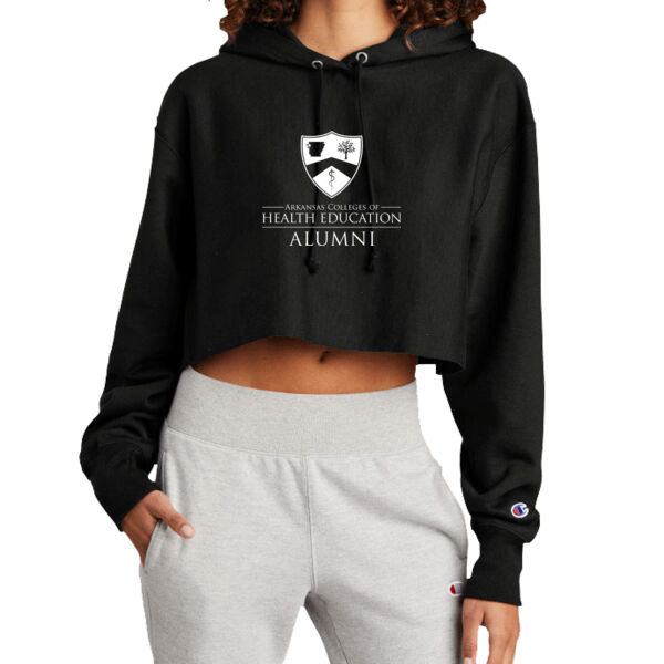 Women's Reverse Weave ® Cropped Cut Off Hooded Sweatshirt  Thumbnail