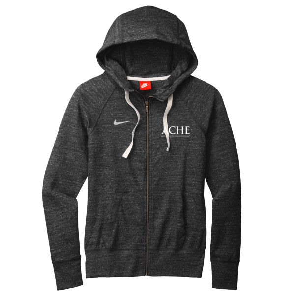 NIKE Ladies Gym Vintage Full Zip Hoodie Thumbnail
