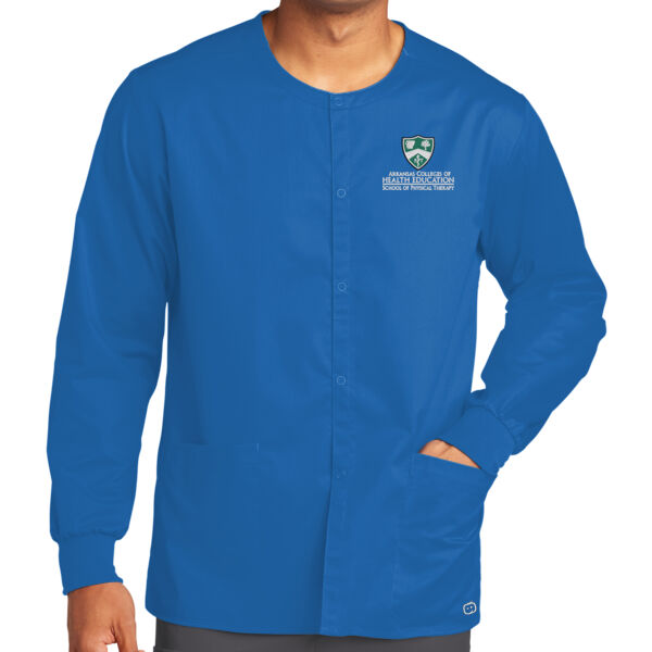 Unisex WorkFlex Snap Front Scrub Jacket  Thumbnail