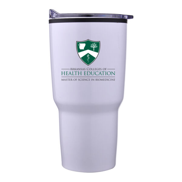 30 oz. Curved Body Tumbler W/ Lid and Custom Logo Thumbnail